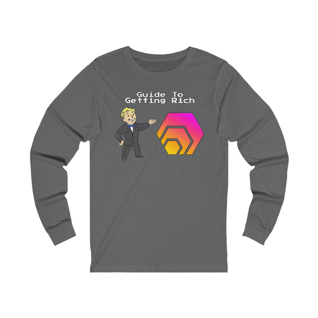 Guide to Getting Rich HEX Unisex Jersey Long Sleeve Tee