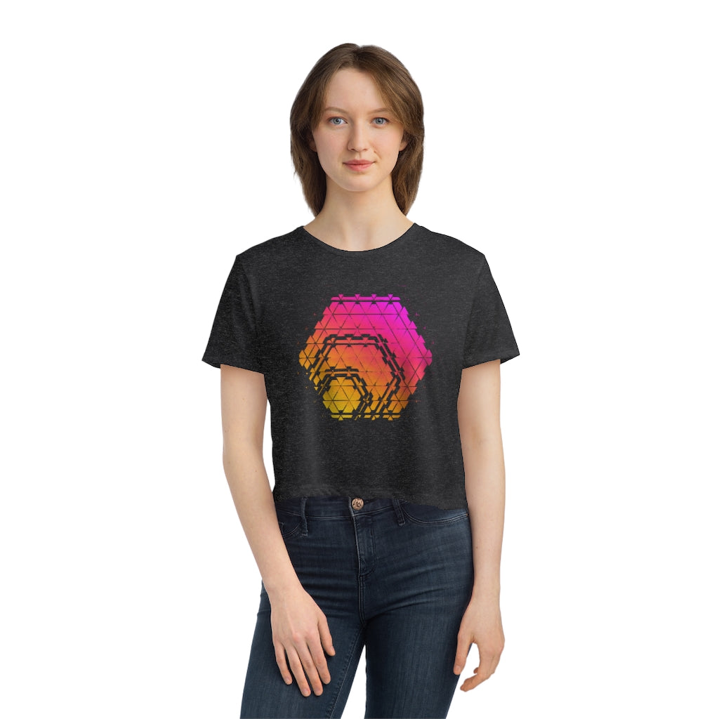 HEX Women's Flowy Cropped Tee