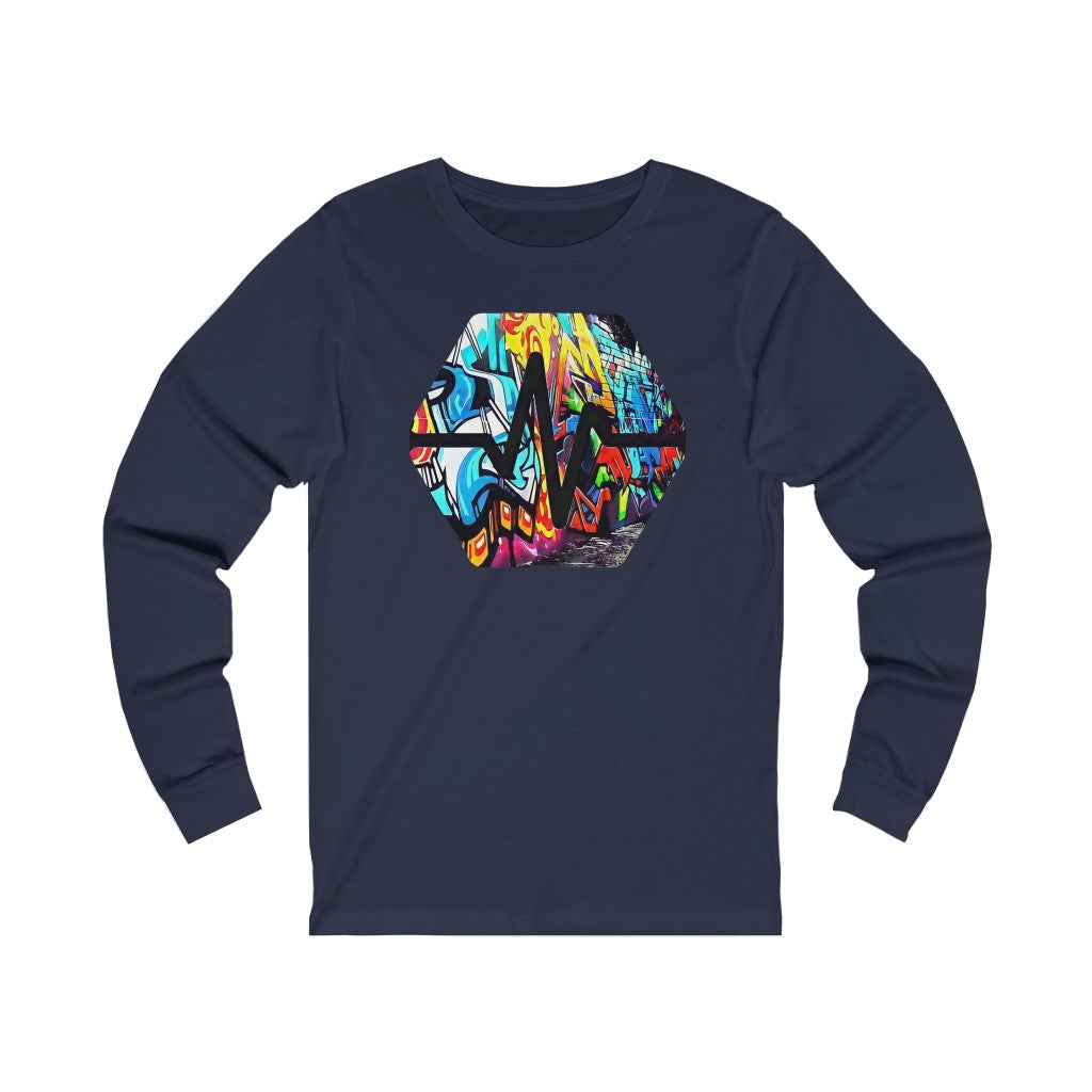 PulseChain Graffiti #5 Unisex Jersey Long Sleeve Tee