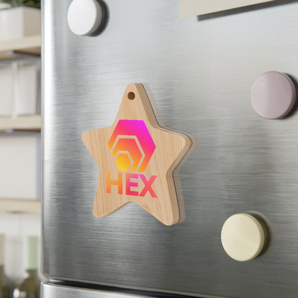 HEX Wooden Christmas Ornaments