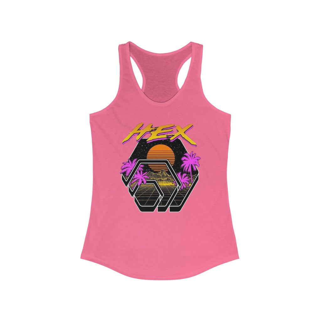Tropical HEX Women's Ideal Racerback Tank
