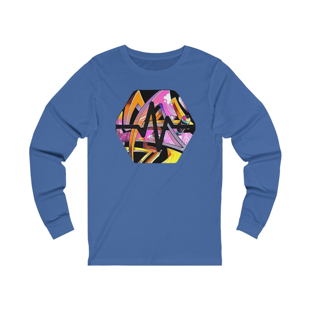 PulseChain Graffiti #6 Unisex Jersey Long Sleeve Tee
