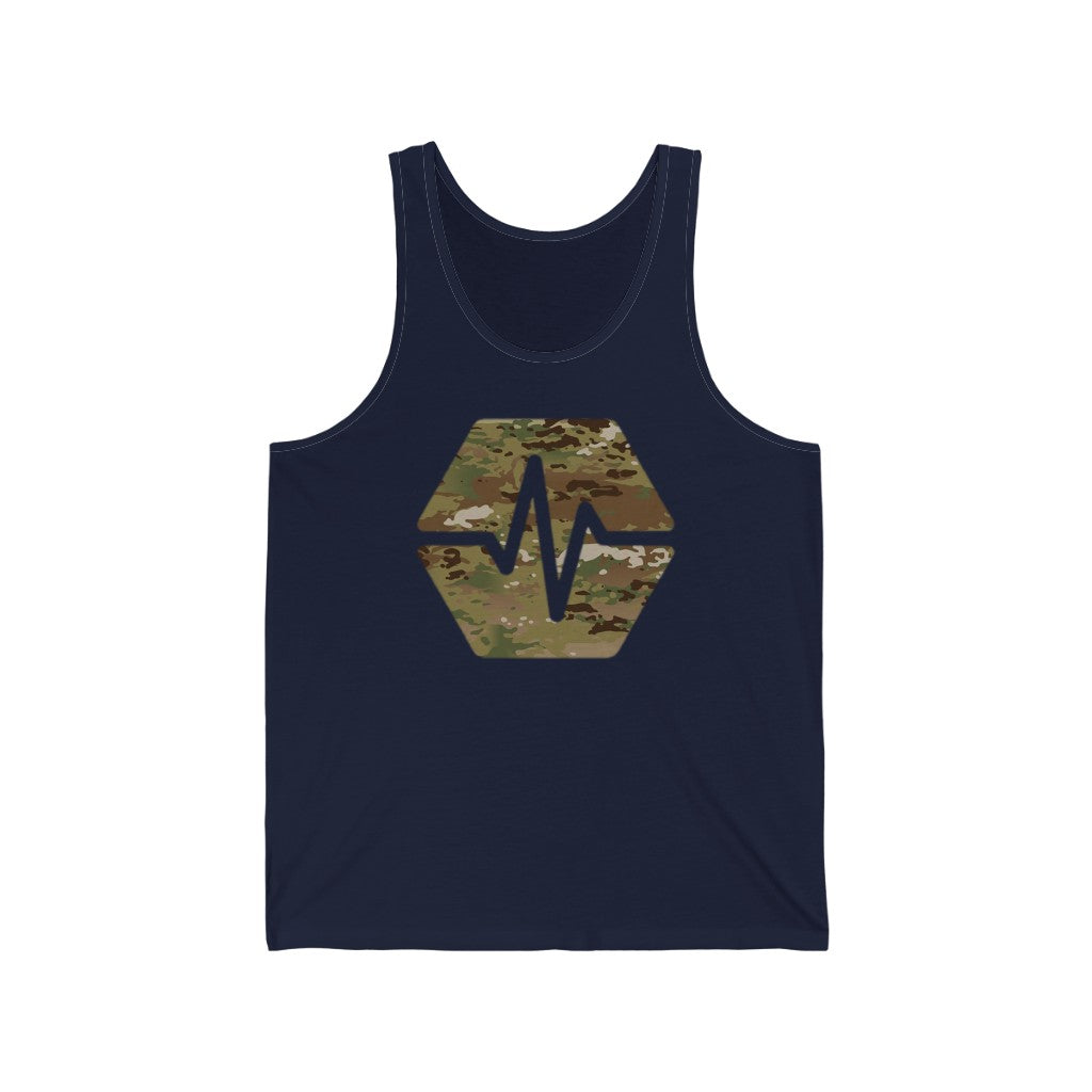 PulseChain Army Camouflage Unisex Jersey Tank