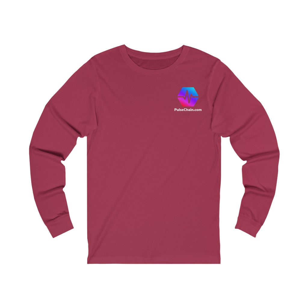 PulseChain.com Unisex Jersey Long Sleeve Tee