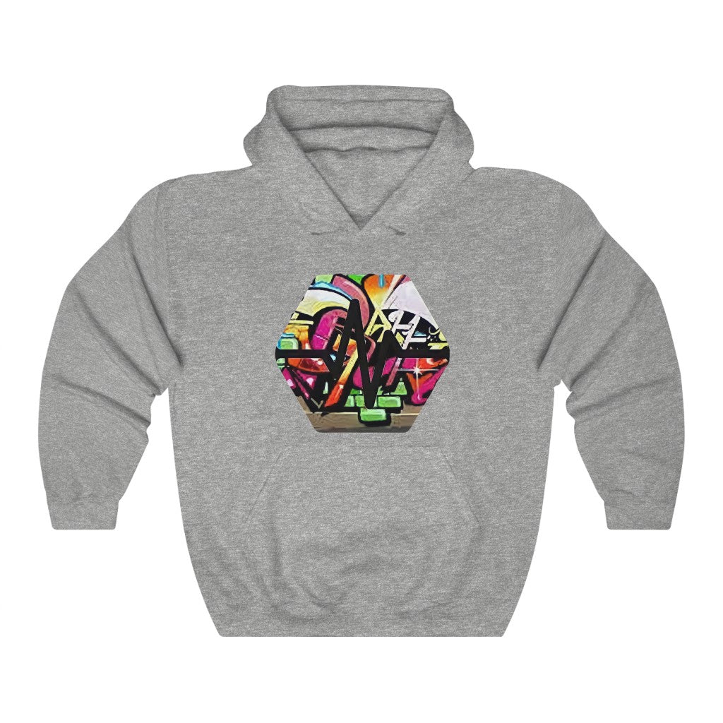 PulseChain Graffiti #4 Unisex Heavy Blend Hooded Sweatshirt