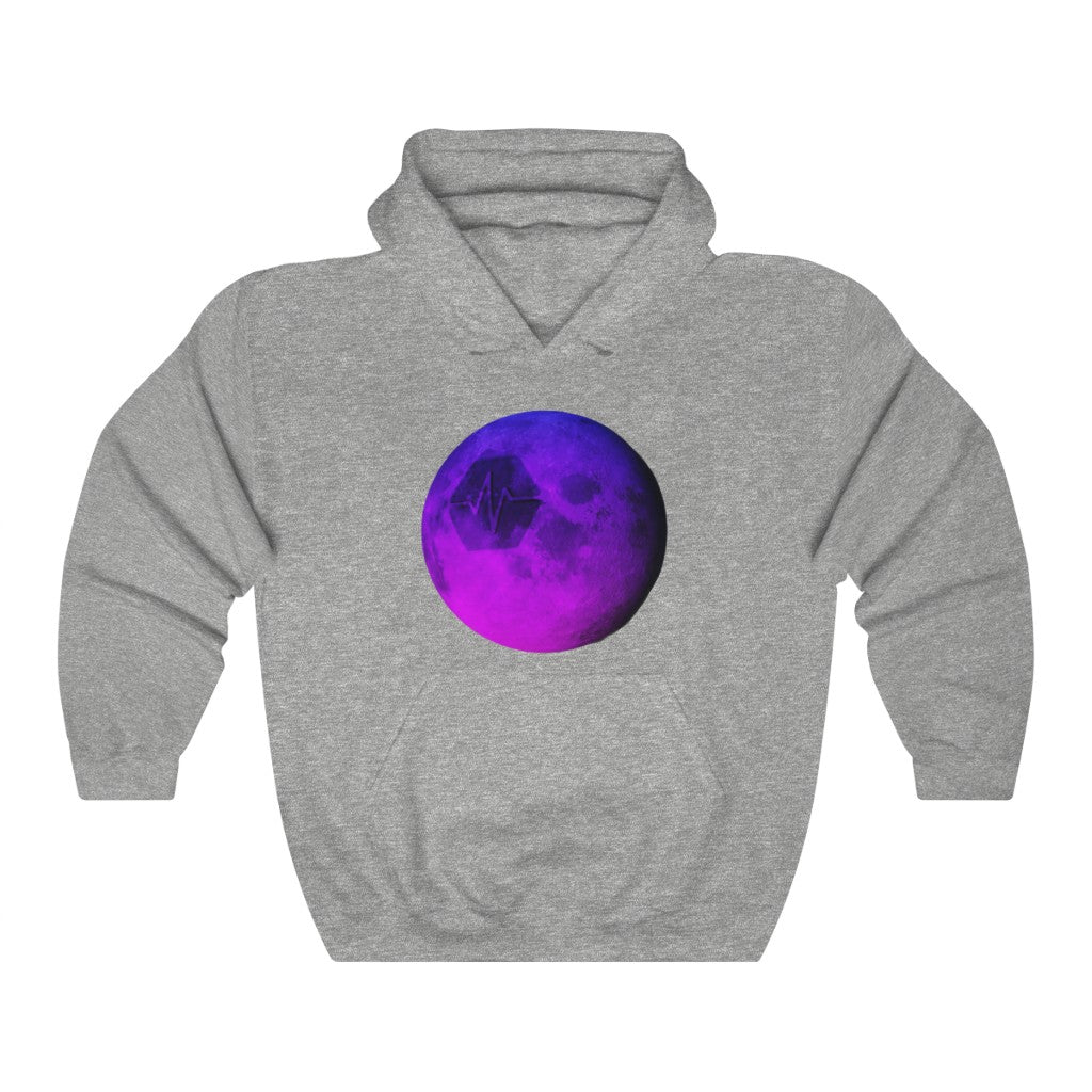 Pulse To The Moon Unisex Heavy Blend Hooded Sweatshirt