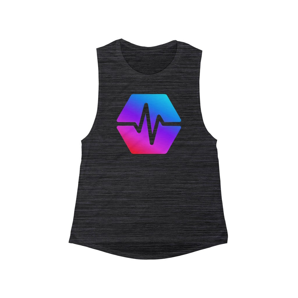 PulseChain Women's Flowy Scoop Muscle Tank