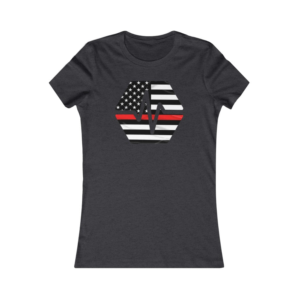 PulseChain Thin Red Line Women's Tee