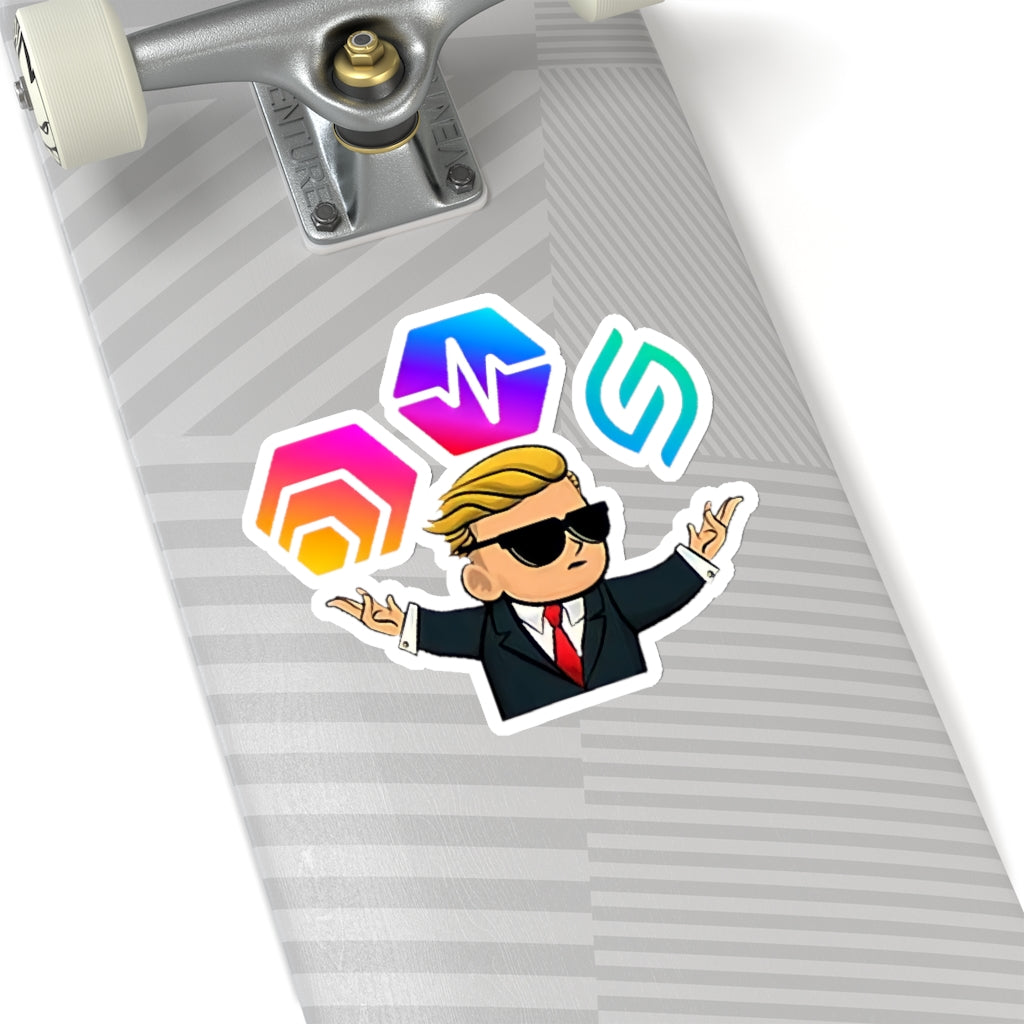 Passive Income Kiss-Cut Stickers