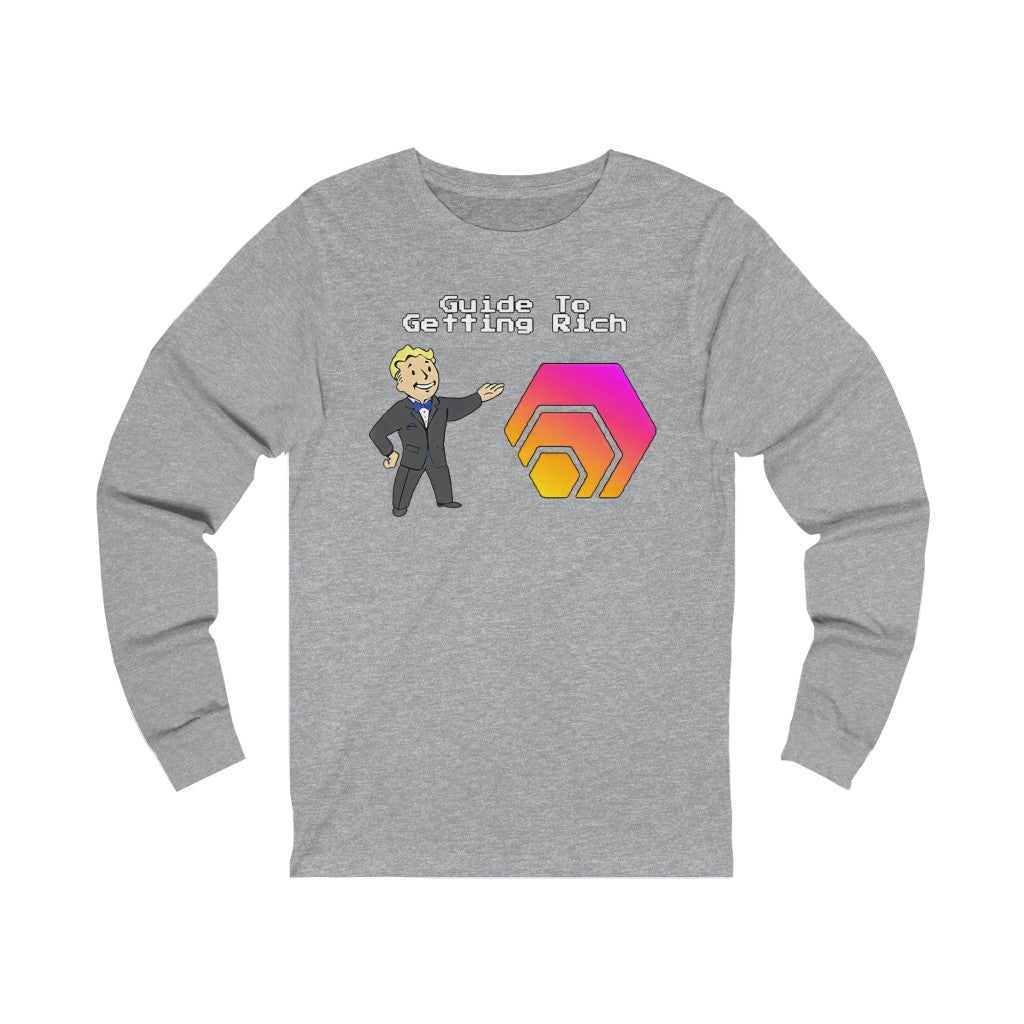 Guide to Getting Rich HEX Unisex Jersey Long Sleeve Tee