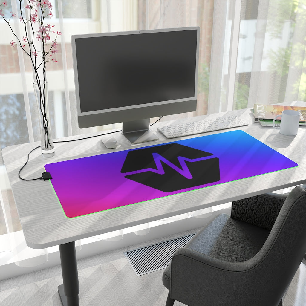 PulseChain LED Gaming Mouse Pad