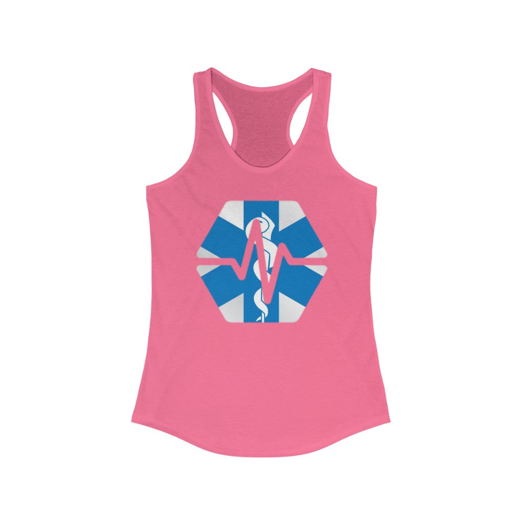 PulseChain First Responder Women's Ideal Racerback Tank