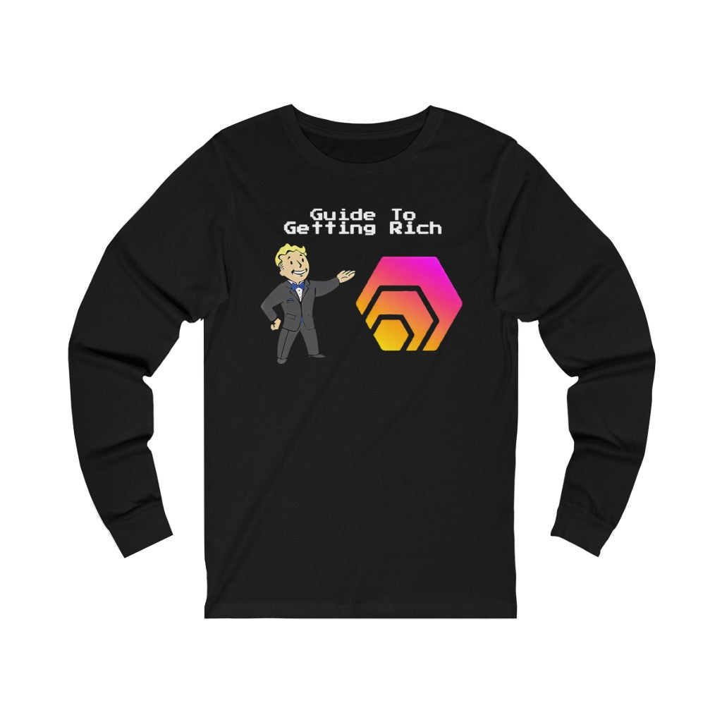 Guide to Getting Rich HEX Unisex Jersey Long Sleeve Tee