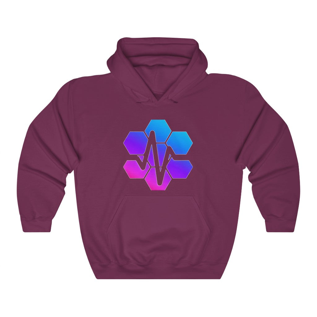 PulseChain Unisex Heavy Blend Hooded Sweatshirt