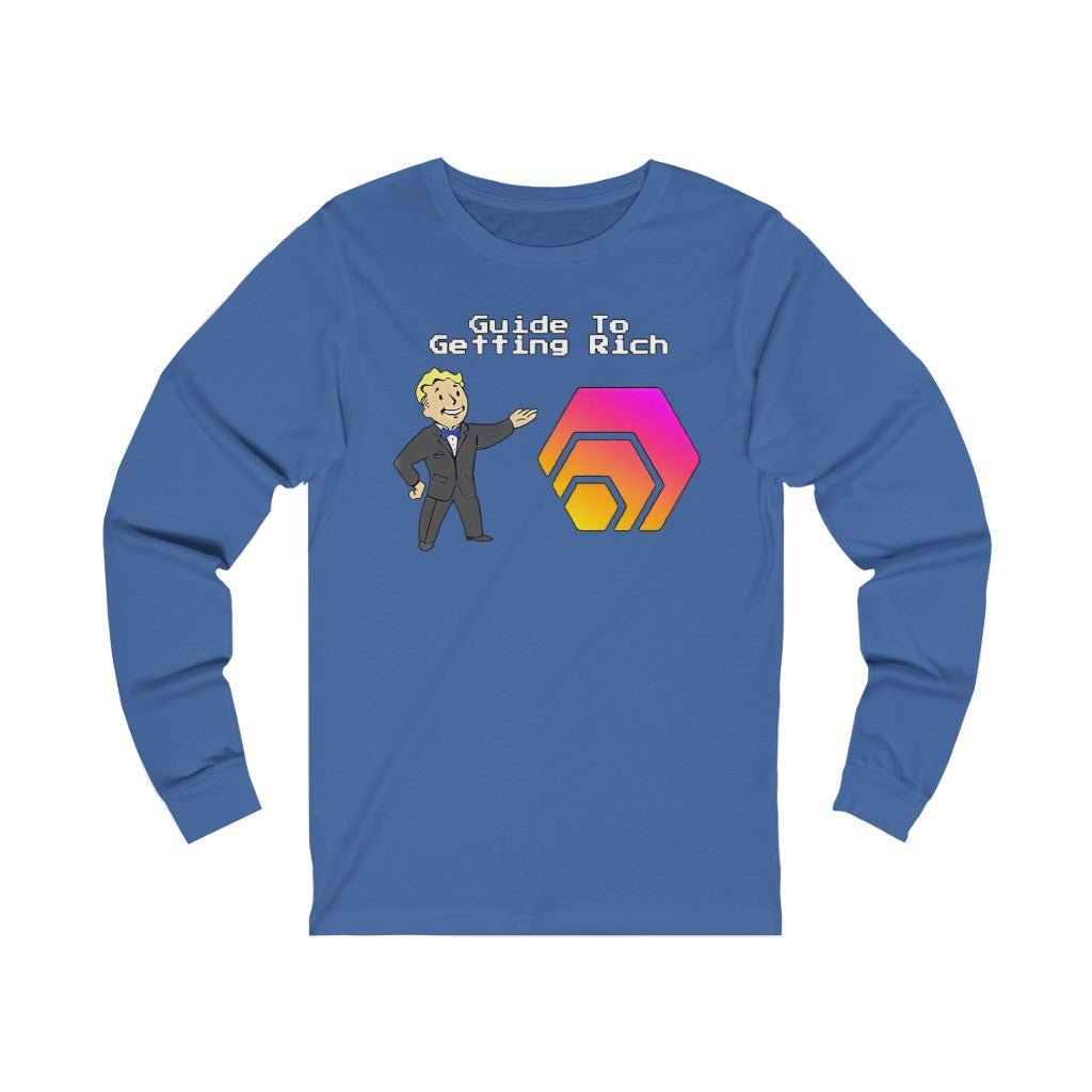 Guide to Getting Rich HEX Unisex Jersey Long Sleeve Tee
