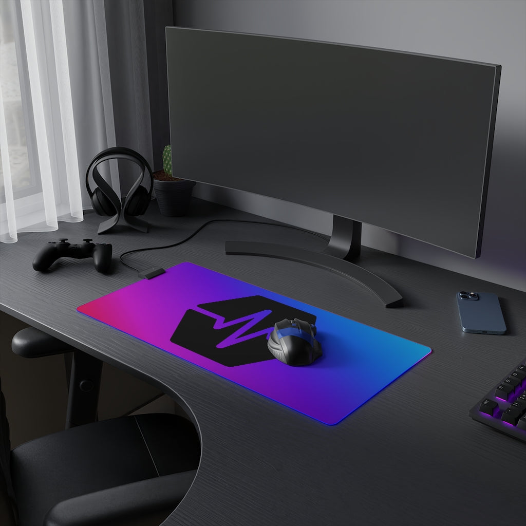PulseChain LED Gaming Mouse Pad