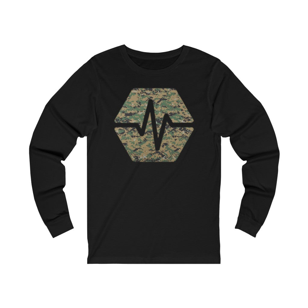 PulseChain Marine Camouflage Unisex Jersey Long Sleeve Tee