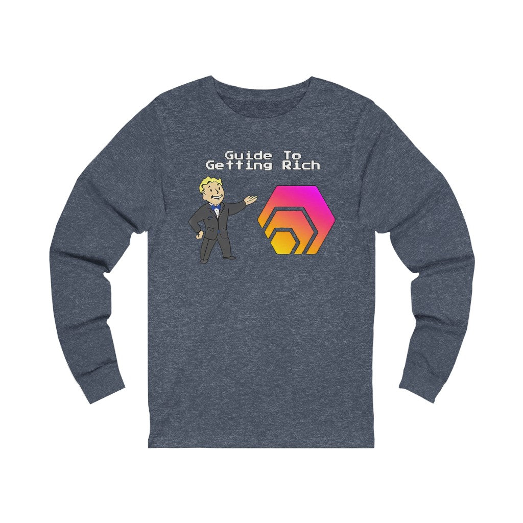 Guide to Getting Rich HEX Unisex Jersey Long Sleeve Tee
