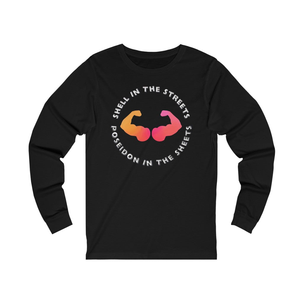 Poseidon In The Sheets HEX Unisex Jersey Long Sleeve Tee
