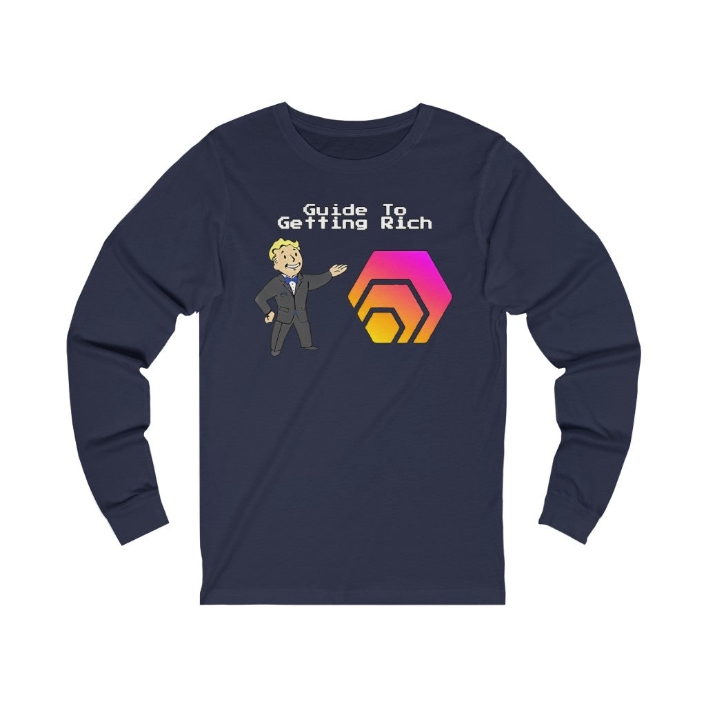 Guide to Getting Rich HEX Unisex Jersey Long Sleeve Tee