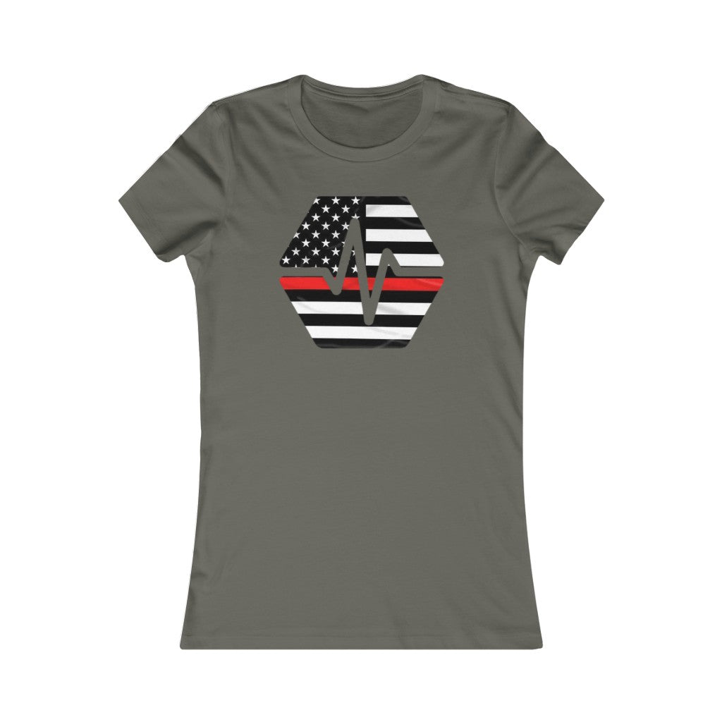 PulseChain Thin Red Line Women's Tee