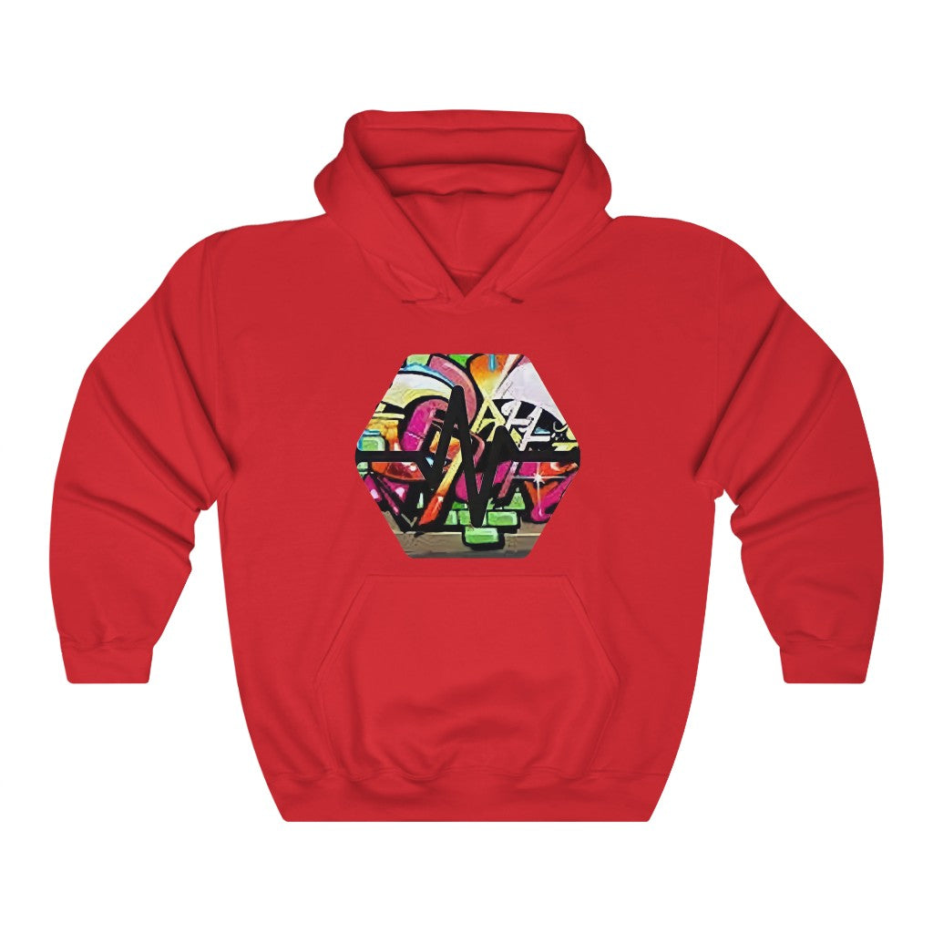 PulseChain Graffiti #4 Unisex Heavy Blend Hooded Sweatshirt
