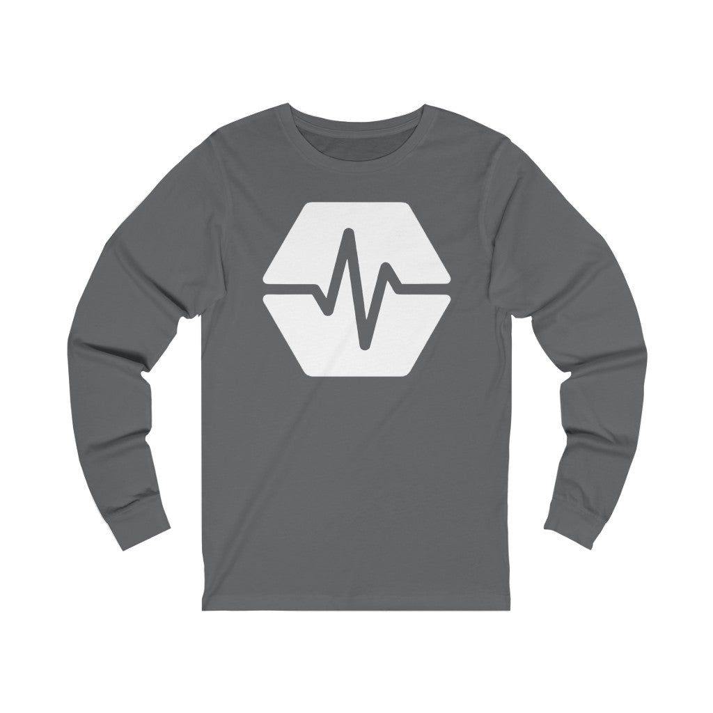 PulseChain Logo Unisex Jersey Long Sleeve Tee