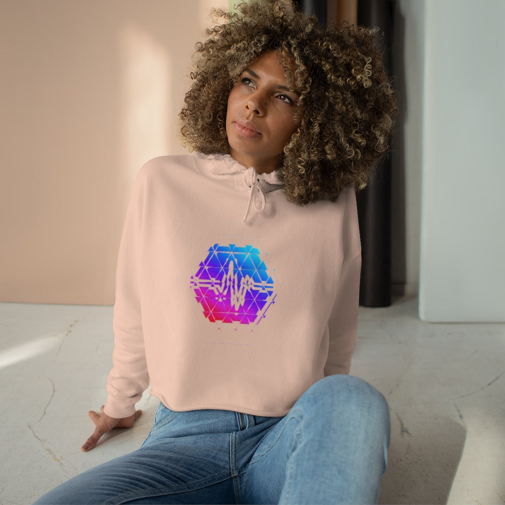 PulseChain Women's Crop Hoodie