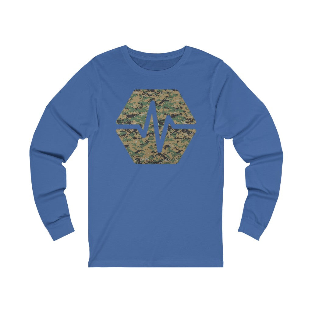 PulseChain Marine Camouflage Unisex Jersey Long Sleeve Tee