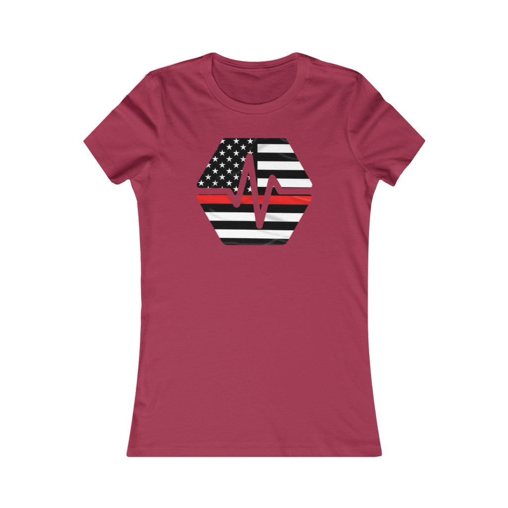 PulseChain Thin Red Line Women's Tee