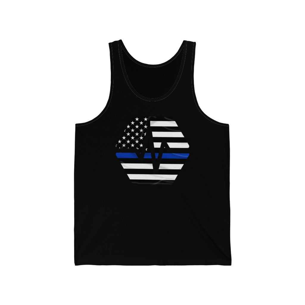 PulseChain Thin Blue Line Unisex Jersey Tank