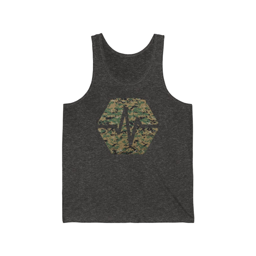 PulseChain Marine Camouflage Unisex Jersey Tank