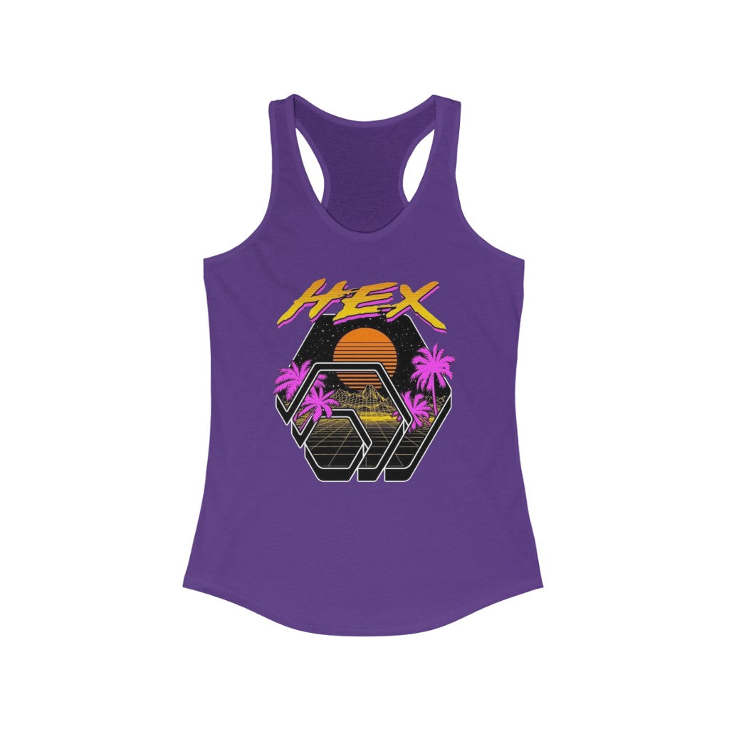 Tropical HEX Women's Ideal Racerback Tank