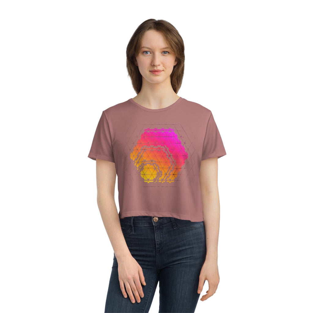 HEX Women's Flowy Cropped Tee