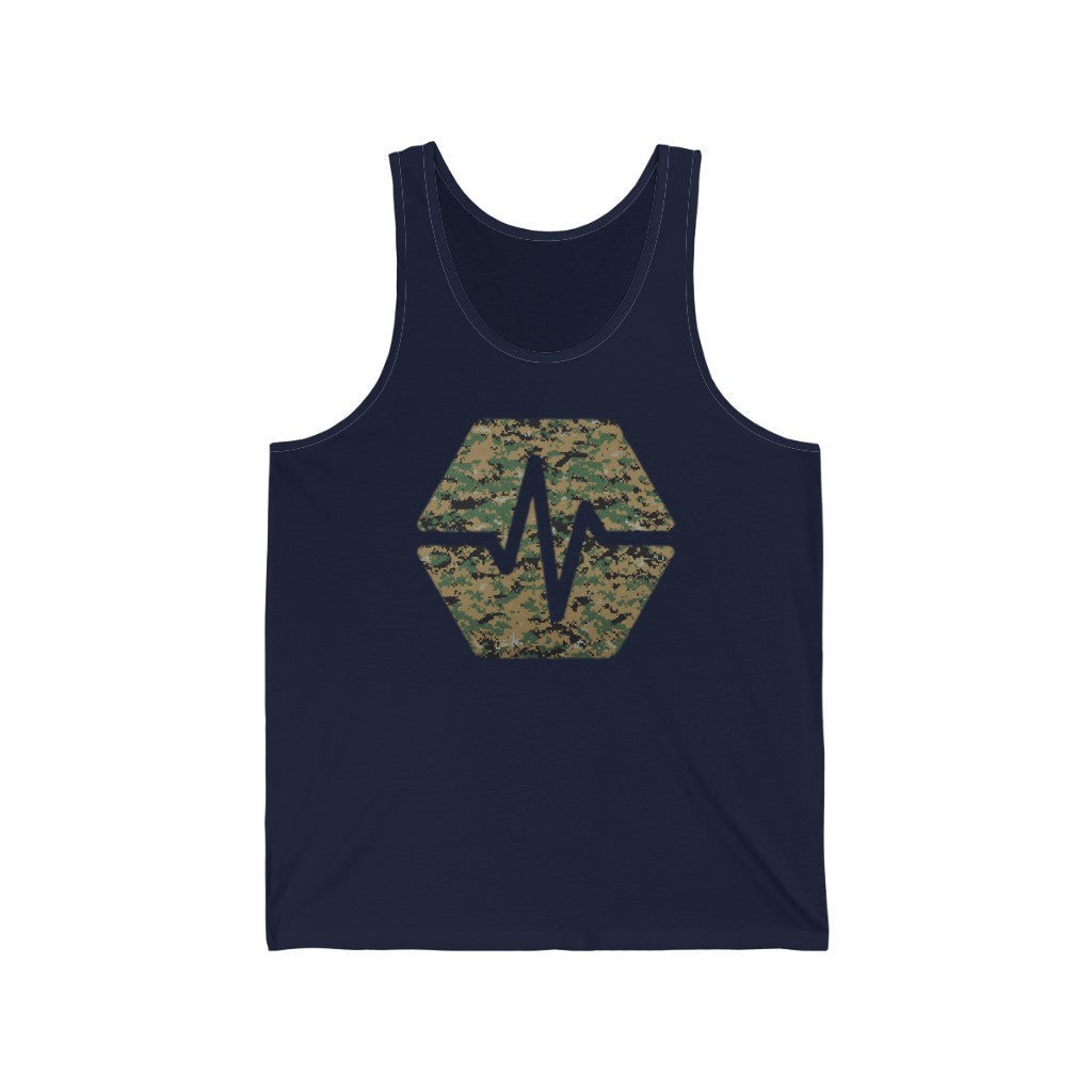 PulseChain Marine Camouflage Unisex Jersey Tank
