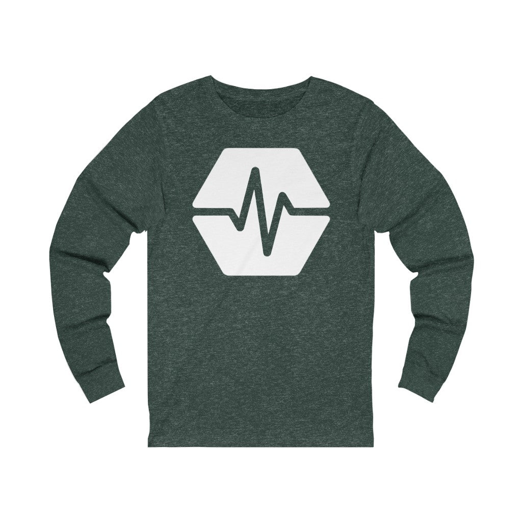 PulseChain Logo Unisex Jersey Long Sleeve Tee