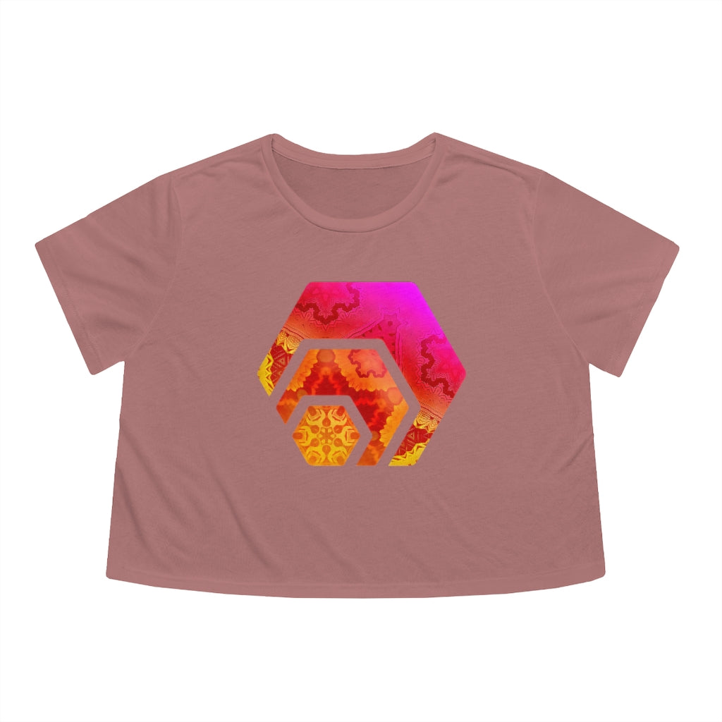 HEX Magic Carpet Ride Women's Flowy Cropped Tee