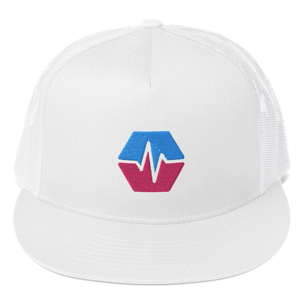 PulseChain Embroidered Trucker Cap