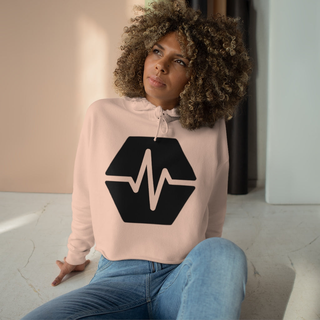PulseChain Women's Crop Hoodie