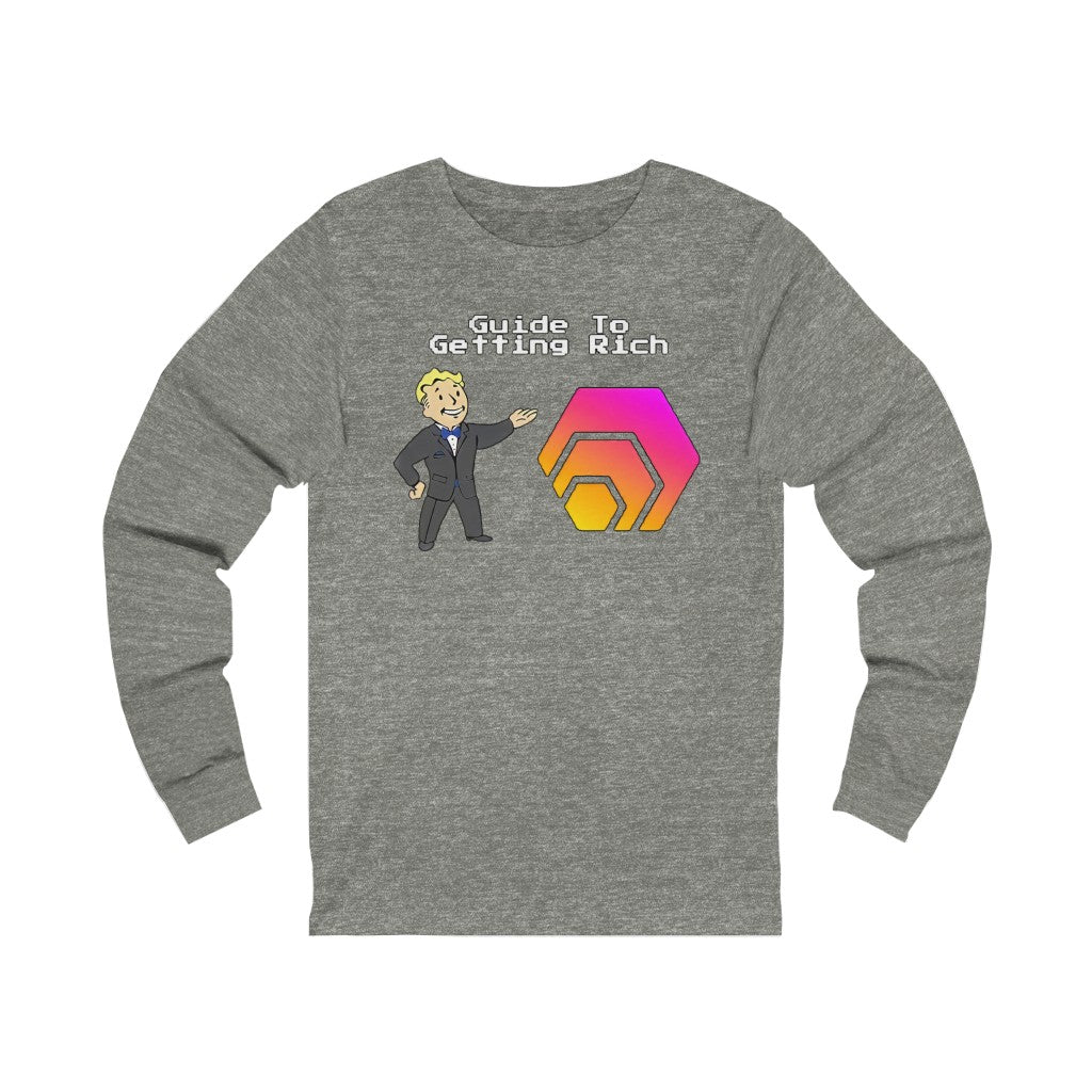 Guide to Getting Rich HEX Unisex Jersey Long Sleeve Tee