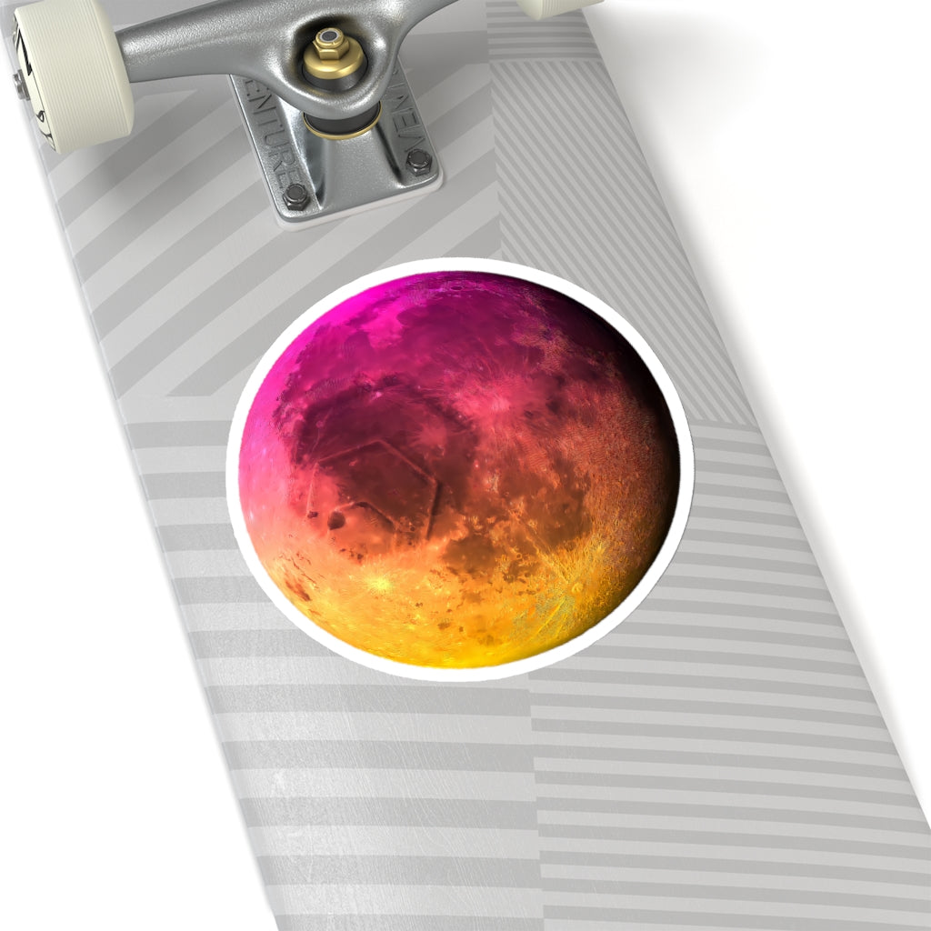 HEX To The Moon Kiss-Cut Stickers