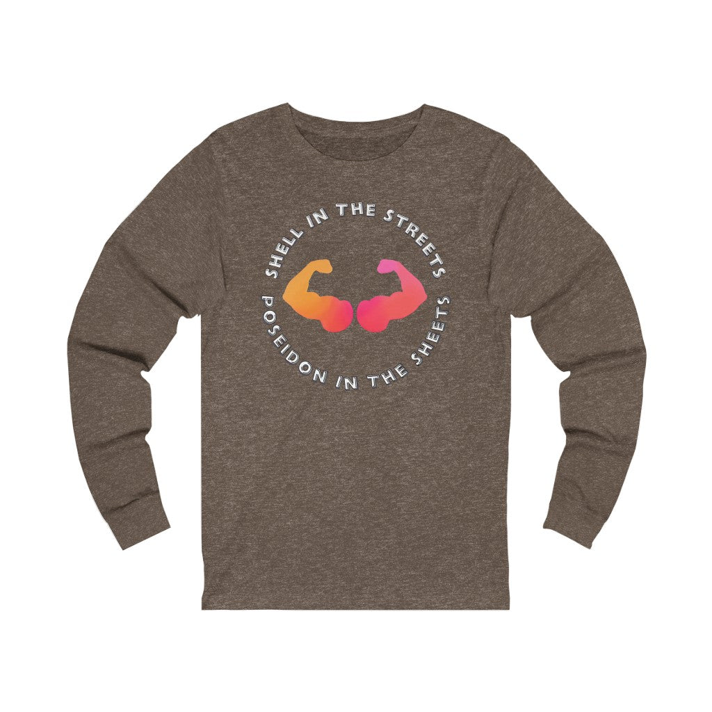 Poseidon In The Sheets HEX Unisex Jersey Long Sleeve Tee