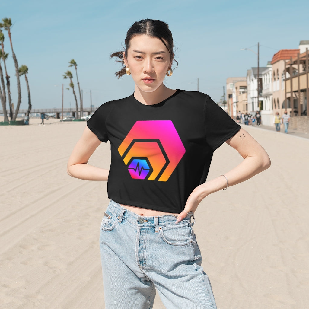 HEX/Pulse Women's Flowy Cropped Tee