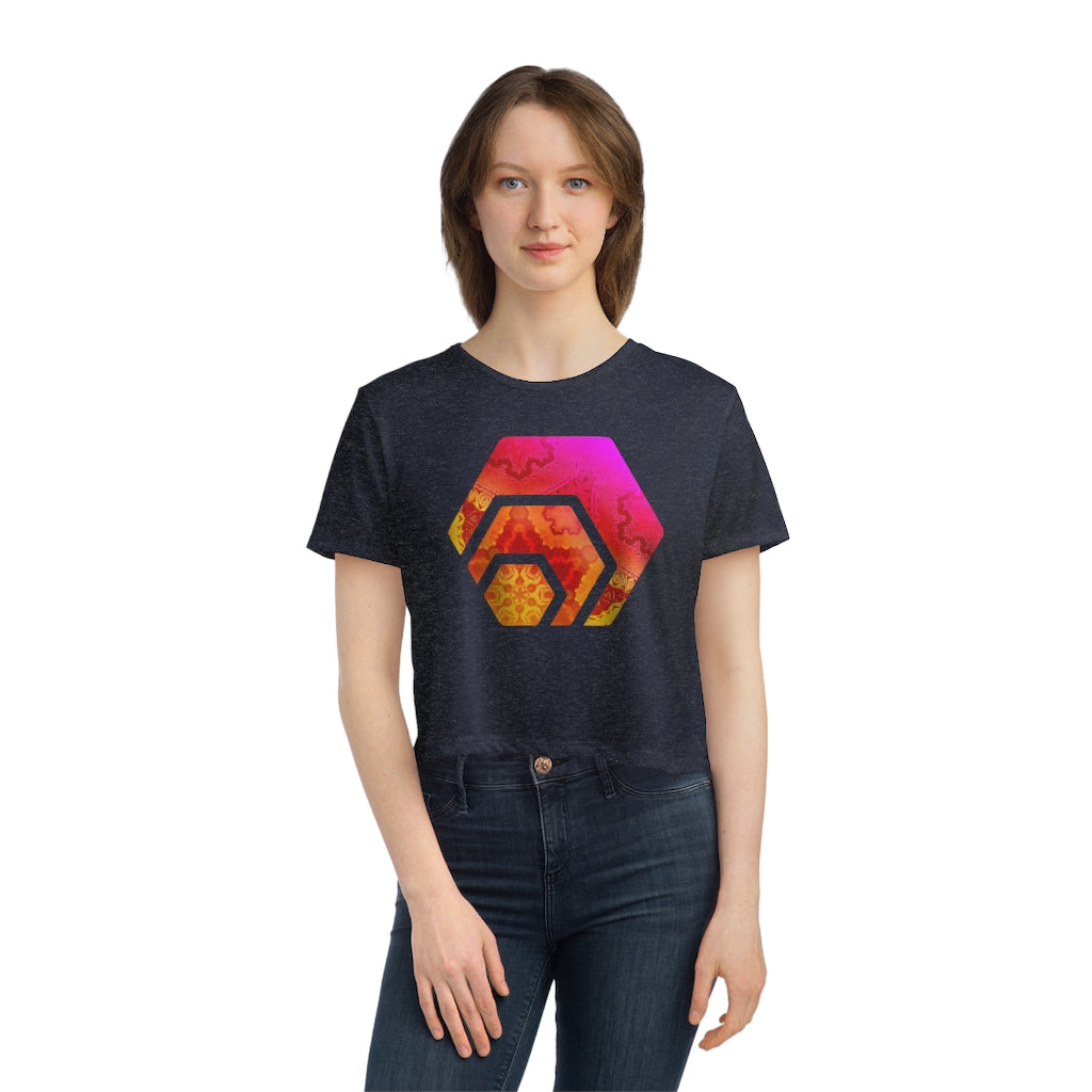 HEX Magic Carpet Ride Women's Flowy Cropped Tee