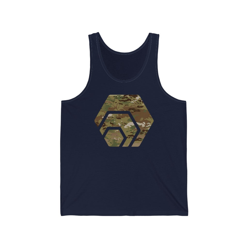 HEX Army Camouflage Unisex Jersey Tank