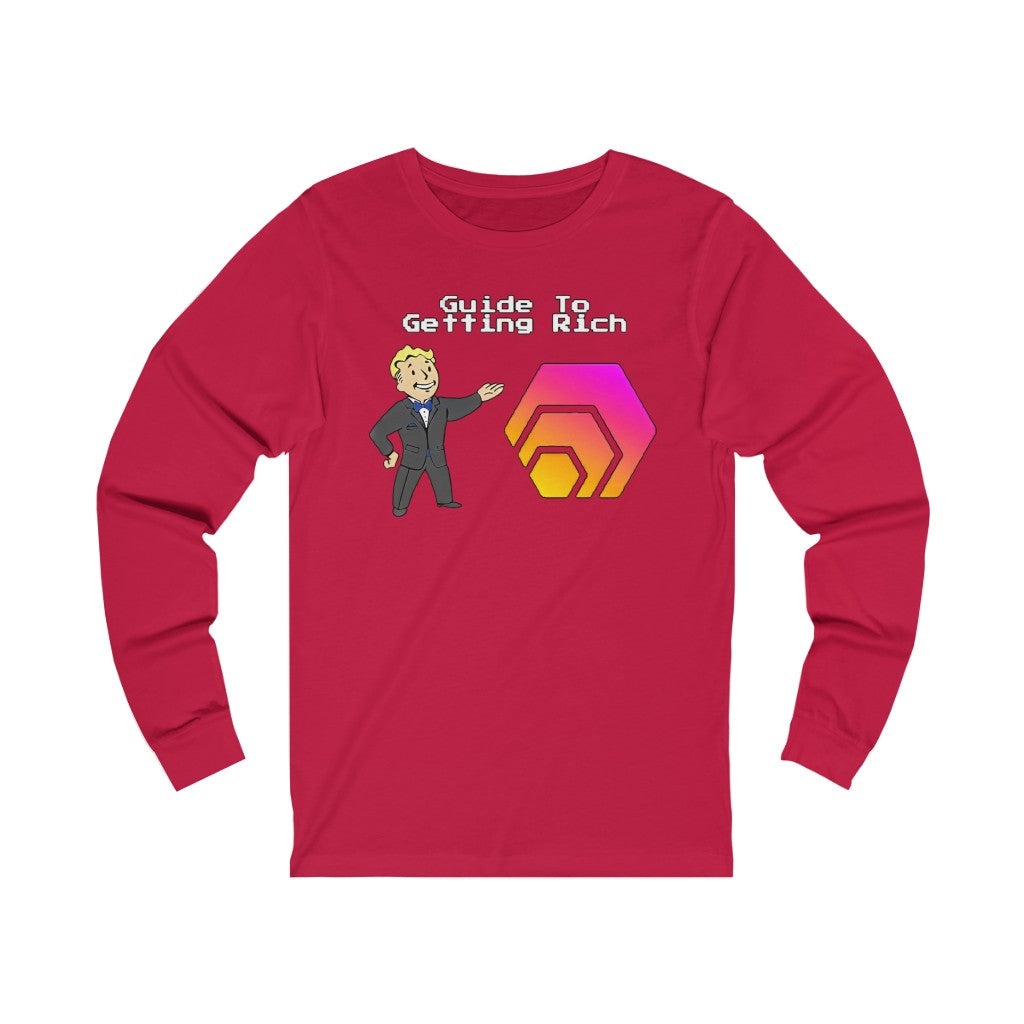 Guide to Getting Rich HEX Unisex Jersey Long Sleeve Tee