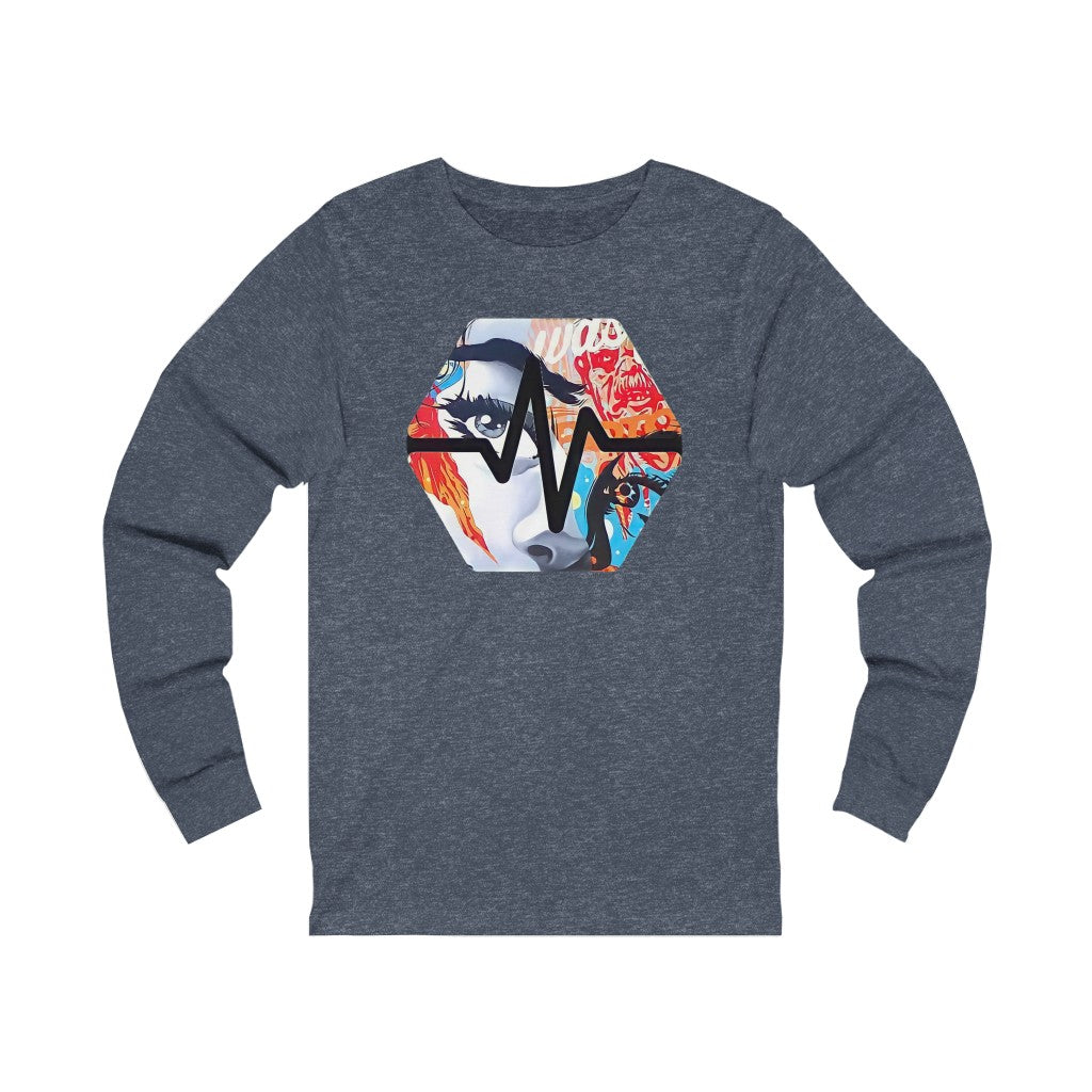 PulseChain Graffiti #3 Unisex Jersey Long Sleeve Tee