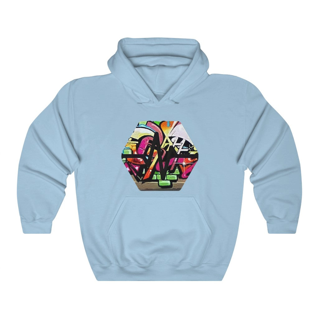 PulseChain Graffiti #4 Unisex Heavy Blend Hooded Sweatshirt