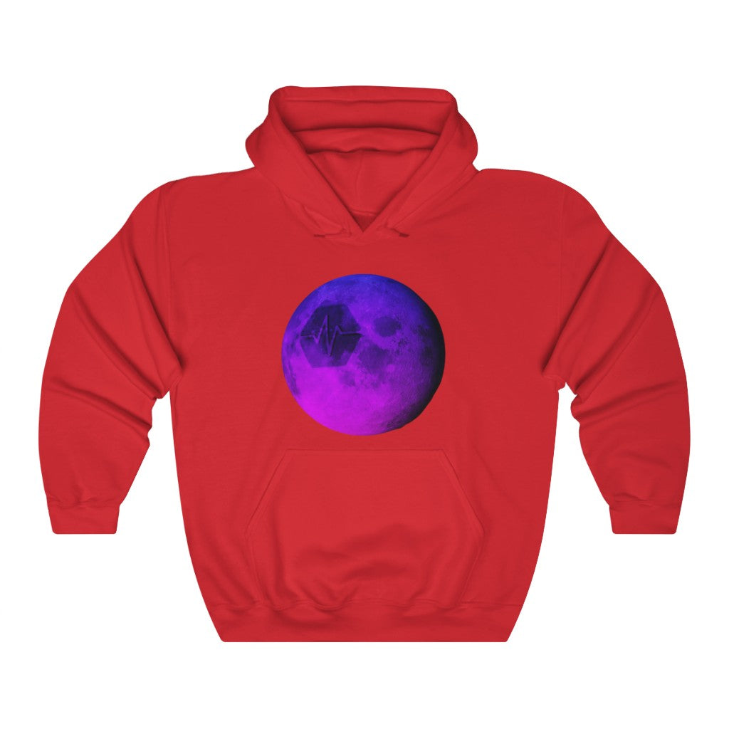 Pulse To The Moon Unisex Heavy Blend Hooded Sweatshirt