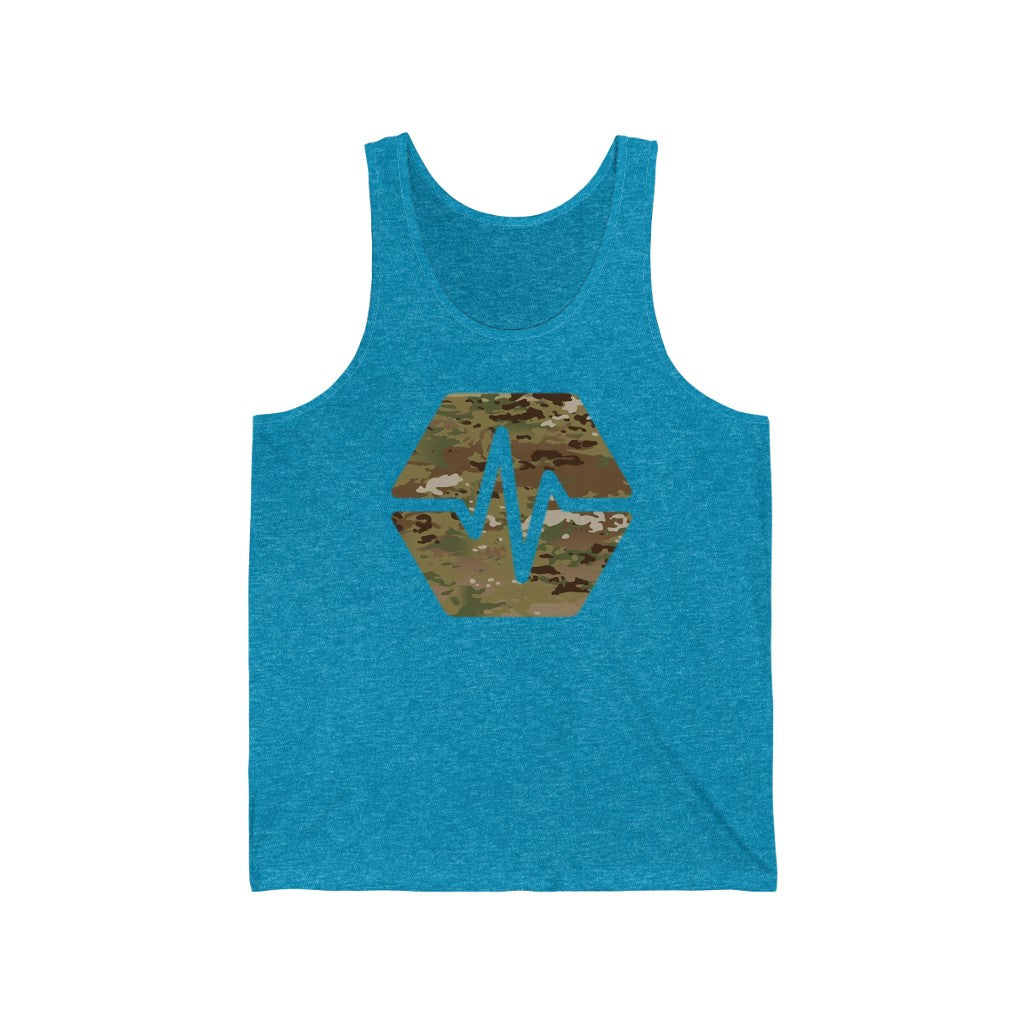 PulseChain Army Camouflage Unisex Jersey Tank